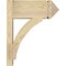 Ekena Millwork Thorton Rough Sawn Arts and Crafts Outlooker, Douglas Fir, 8"W x 18"D x 22"H OUT08X18X22THR03RDF - alternate 4